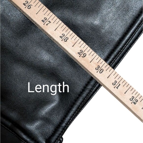 NWT Reportage R.G.A. Made In Italy Black Vintage Faux Leather Jacket Men's Large - Picture 5 of 10